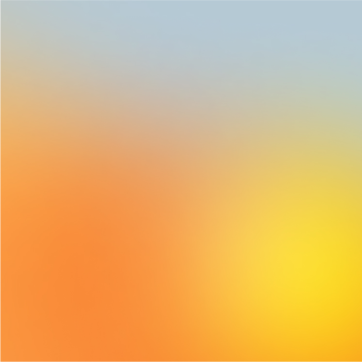 Color gradient with shades of blue and orange